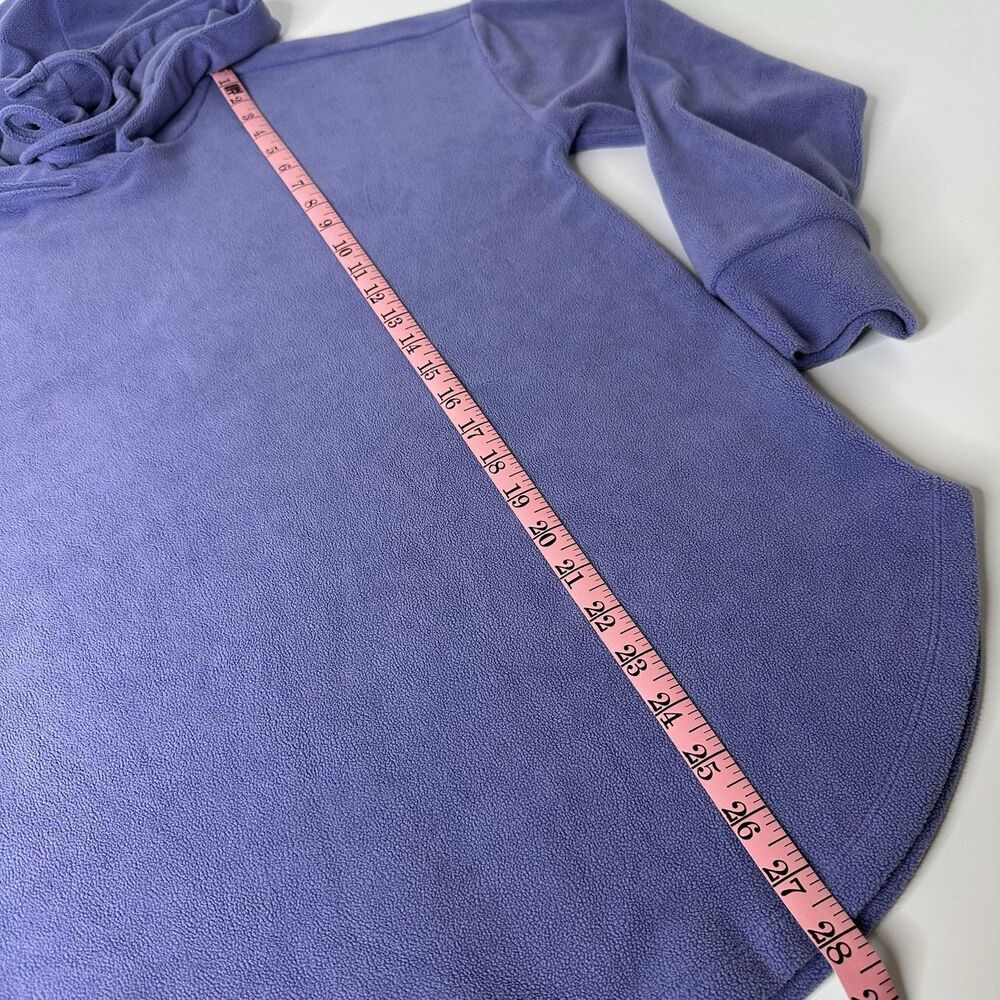 PacSun Lavender Fleece Hoodie Sz M Purple Coastal Granddaughter Soft Girl Cozy - Picture 11 of 13